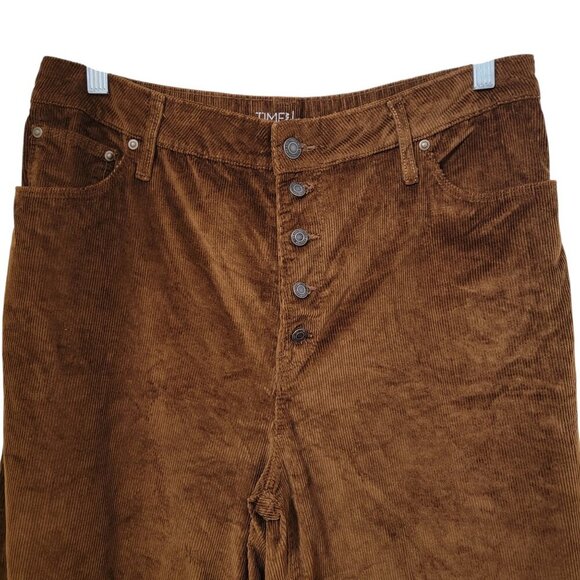 Time and Tru Brown Wide Leg Jumpsuit - Picture 2 of 14